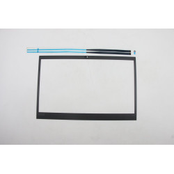 Bezel sheet with tape for