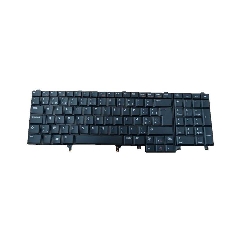 Belgium AZERTY layout keyboard