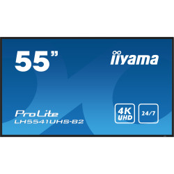 Monitor Iiyama 55" 3840X2160, 4K UHD IPS Panel, 1% Haze, Lan | APLIUM