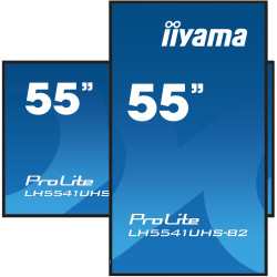 Monitor Iiyama 55" 3840X2160, 4K UHD IPS Panel, 1% Haze, Lan | APLIUM