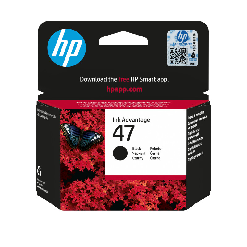 HP Ink Cart/HP 47 Black Original Cartrid