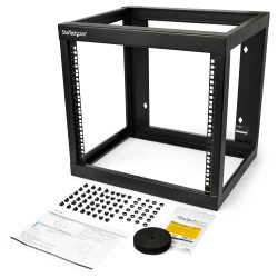 9U Wall-mount Rack Open Frame 18 In. Deep - Steel | APLIUM
