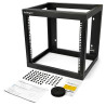 9U Wall-mount Rack Open Frame 18 In. Deep - Steel | APLIUM
