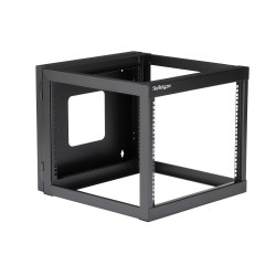 StarTech.com "8U Hinged Open Frame Wall Mount Network Rack - 4-Post 22