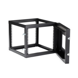 StarTech.com "8U Hinged Open Frame Wall Mount Network Rack - 4-Post 22