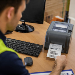 Signage Marking Bundle: TD-4420TN + PACU003 Cutter Mount | APLIUM