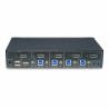 Switch Kvm De 4 Puertos Displayport - 4K 60HZ | APLIUM
