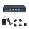 Switch Kvm De 4 Puertos Displayport - 4K 60HZ | APLIUM