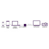 Marmitek - Adaptador de vídeo - 24 pin USB-C (M) a DVI-I (H) | APLIUM