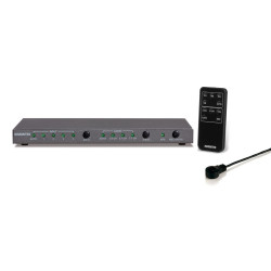 Ct 621 UHD 2.0. HDMI Switch 4 IN/1 4K60 4:4:4 UHD Hdcp 2.2 | APLIUM
