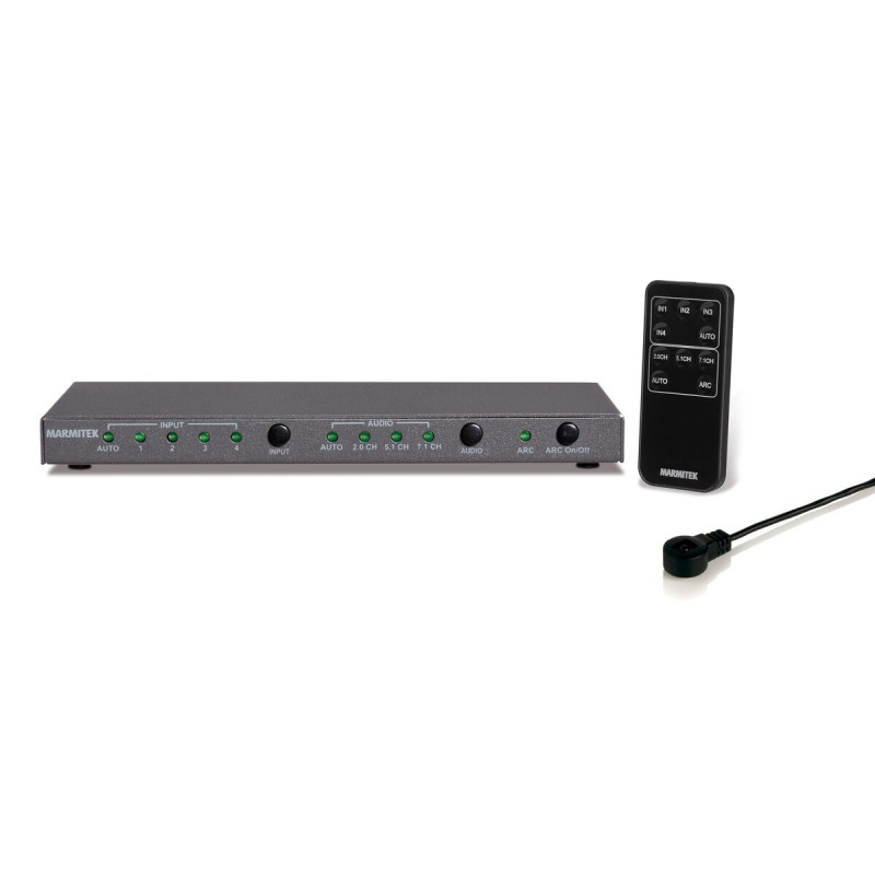 Ct 621 UHD 2.0. HDMI Switch 4 IN/1 4K60 4:4:4 UHD Hdcp 2.2 | APLIUM