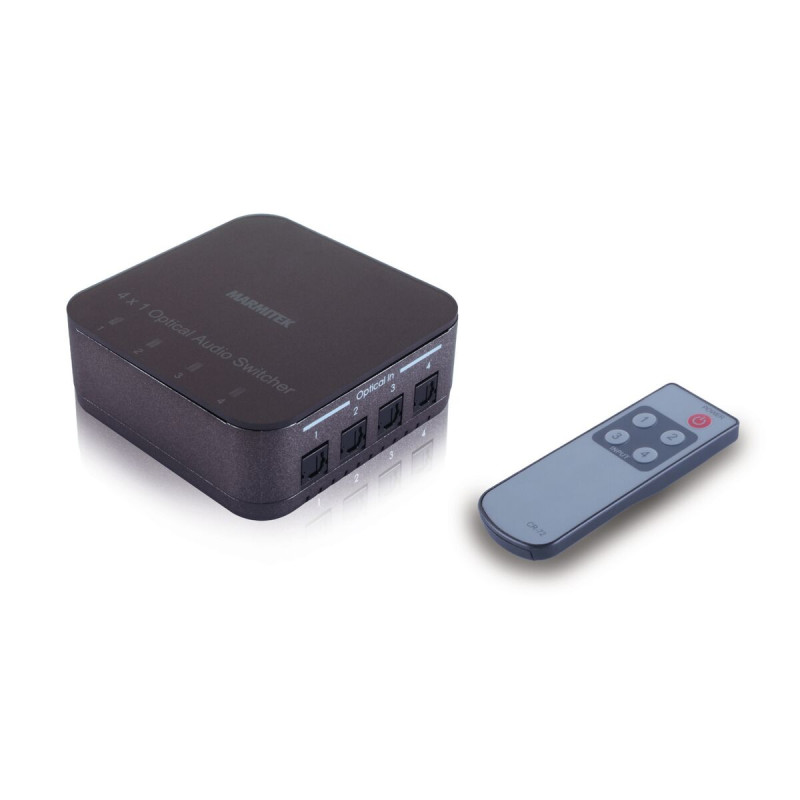 Connect TS41. Audio Switch 4 IN1 Out Toslink Remote Control | APLIUM