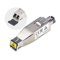Gigabit Fiber To RJ45 Ethernet PoE Media Converter Dongle SM | APLIUM