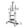 StarTech.com Rolling TV Cart/Stand On Wheels, Up to 100inch/ | APLIUM