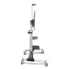 StarTech.com Rolling TV Cart/Stand On Wheels, Up to 100inch/ | APLIUM