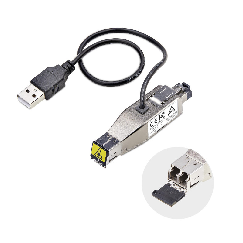 Gigabit Fiber To RJ45 Ethernet Media Converter Dongle SMF/MM | APLIUM