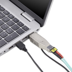 Gigabit Fiber To RJ45 Ethernet Media Converter Dongle SMF/MM | APLIUM