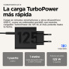 Motorola - Adaptador de corriente - 125 vatios - PD (USB-C) - en el ca