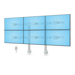 Brazo Soporte De Sobremesa Para 6 Monitores Max 32IN 8KG | APLIUM