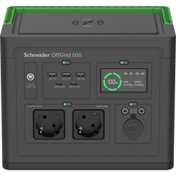 Schneider Offgrid Portable Power Station 500, 517 Wh Lithium | APLIUM