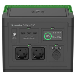Schneider Offgrid Portable Power Station 730, 738WH Lithium- | APLIUM