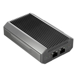 USB 4 Type-c To 2 X 10GBE SFP+ Network Adapter (TWO SFP+ Tra | APLIUM