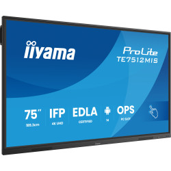 Monitor Interactivo Tactil Iiyama 75" (TE7512MIS-B4AG)3840X2 | APLIUM