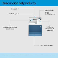 HP LaserJet Enterprise 8501dn - Impresora - B/N - a dos cara | APLIUM