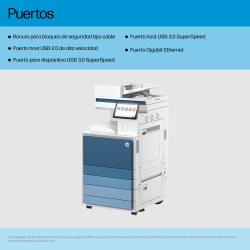 HP LaserJet Enterprise MFP 8601dn - Impresora multifunción - B/N - las