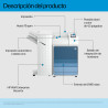 HP LaserJet Enterprise 8501x+ - Impresora - B/N - a dos cara | APLIUM