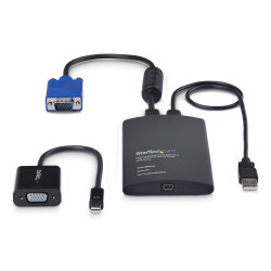 Adaptador Crash Cart USB A VGA/ Mini Displayport - Kvm | APLIUM
