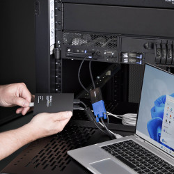 Adaptador Crash Cart USB A VGA/ Mini Displayport - Kvm | APLIUM