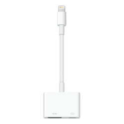 Apple Adaptador de conector Lightning a AV digital - Cable L | APLIUM