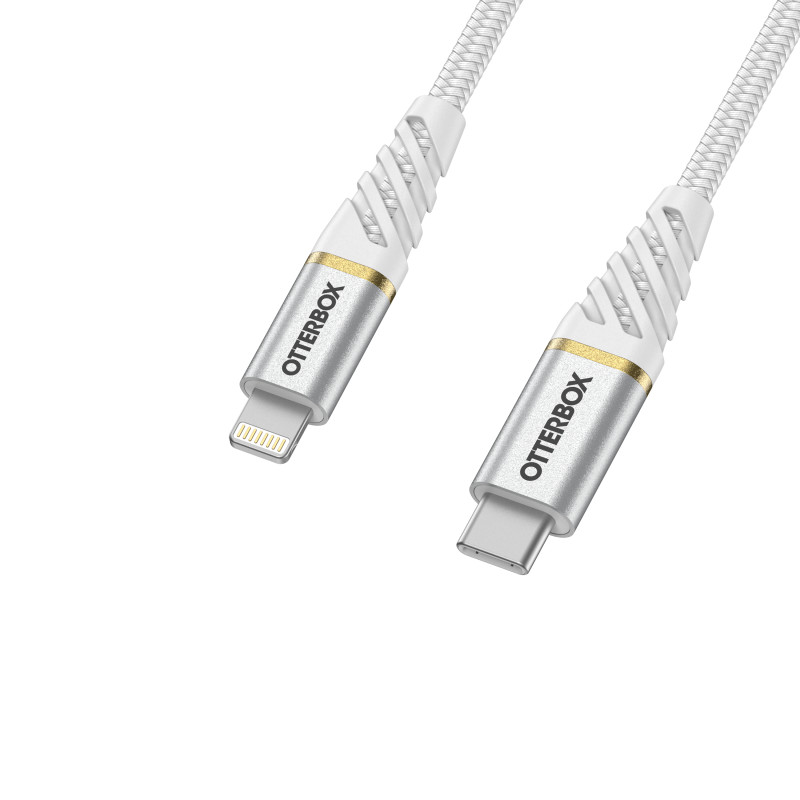 Premium Cable USB C-Lightning 1M White