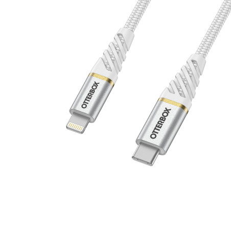 Premium Cable USB C-Lightning 1M White