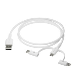 dbramante1928 re-charge - Kit de cable USB - 1 m - blanco