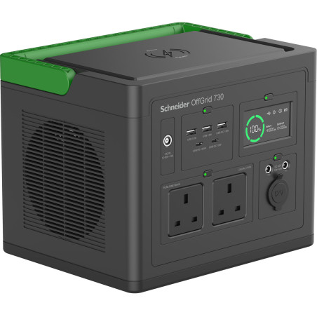 Schneider Offgrid Portable Pwr Station 730 738WH Li-ion 2 Uk | APLIUM