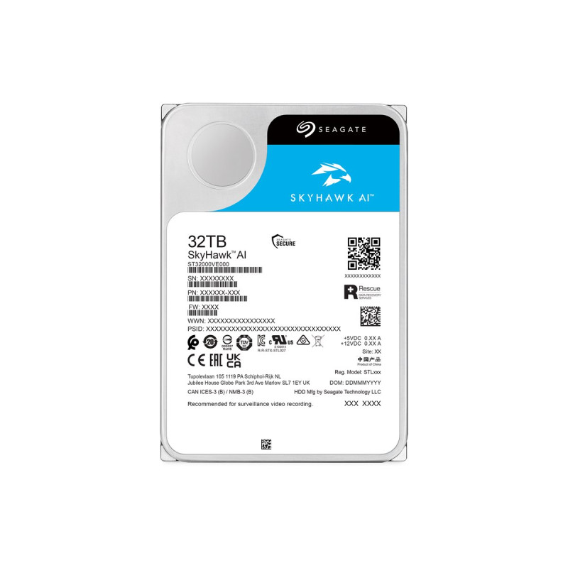 Seagate SkyHawk AI - Disco duro - 32 TB - interno - 3.5" - S | APLIUM