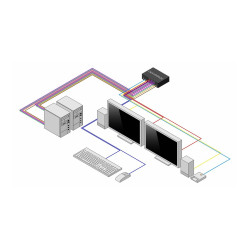 StarTech.com - Conmutador KVM / audio / USB - 2 x KVM / audi | APLIUM