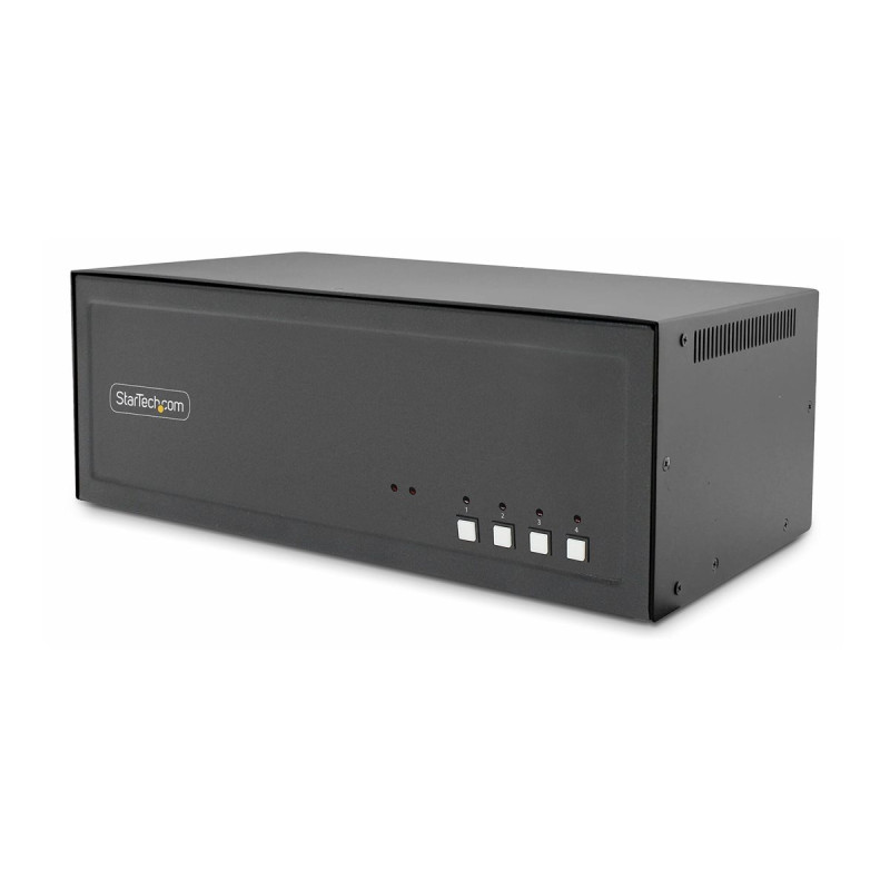 Secure 4-PORT Quad-monitor Kvm Niap 4.0 Cac Us Built | APLIUM