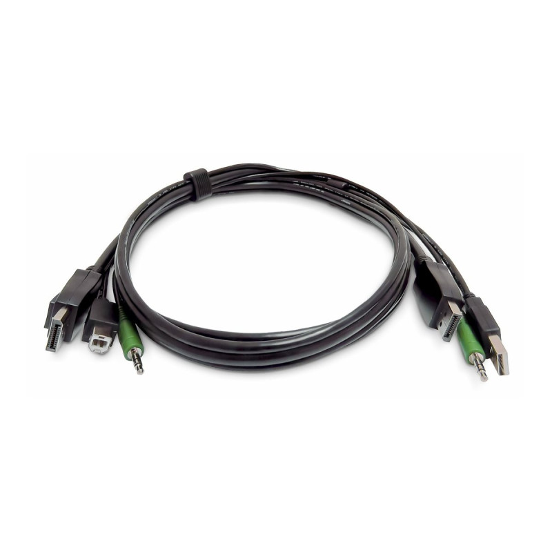 3M Displayport Kvm Cable - USB 2.0 3.5MM Audio Taa | APLIUM