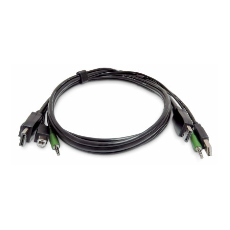 3M Displayport Kvm Cable - USB 2.0 3.5MM Audio Taa | APLIUM