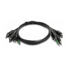 1.8M Dual-dp Kvm Cable - 2X USB 2.0 3.5MM Audio Taa | APLIUM