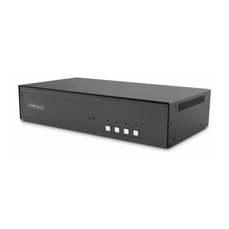 Secure 4-PORT Dual-monitor Kvm DVI Niap 4.0 Cac Us Built | APLIUM