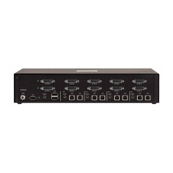 Secure 4-PORT Dual-monitor Kvm DVI Niap 4.0 Cac Us Built | APLIUM