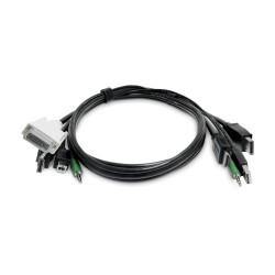 6FT Dual-display Kvm Cable - HDMI/DISPLAYPORT To DVI/DP | APLIUM