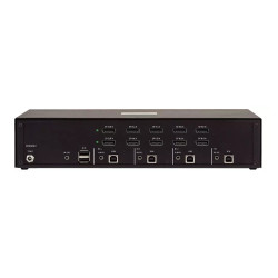 Secure 4-PORT Dual-monitor Kvm Displayport Niap 4.0 Us Built | APLIUM
