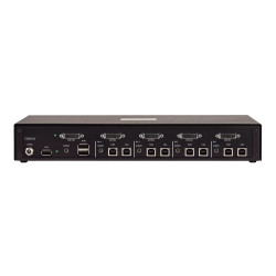 Secure 4-PORT DVI Kvm Niap 4.0 Cac Us Built | APLIUM
