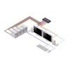 Secure 4-PORT Dual-monitor Kvm Niap 4.0 Cac Mst Us Built | APLIUM