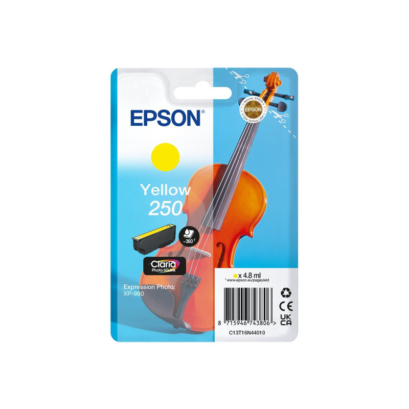 Epson 250 - 4.8 ml - amarillo - original - blíster - cartuch | APLIUM